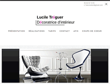 Tablet Screenshot of lucile-treguer-decoratrice.com